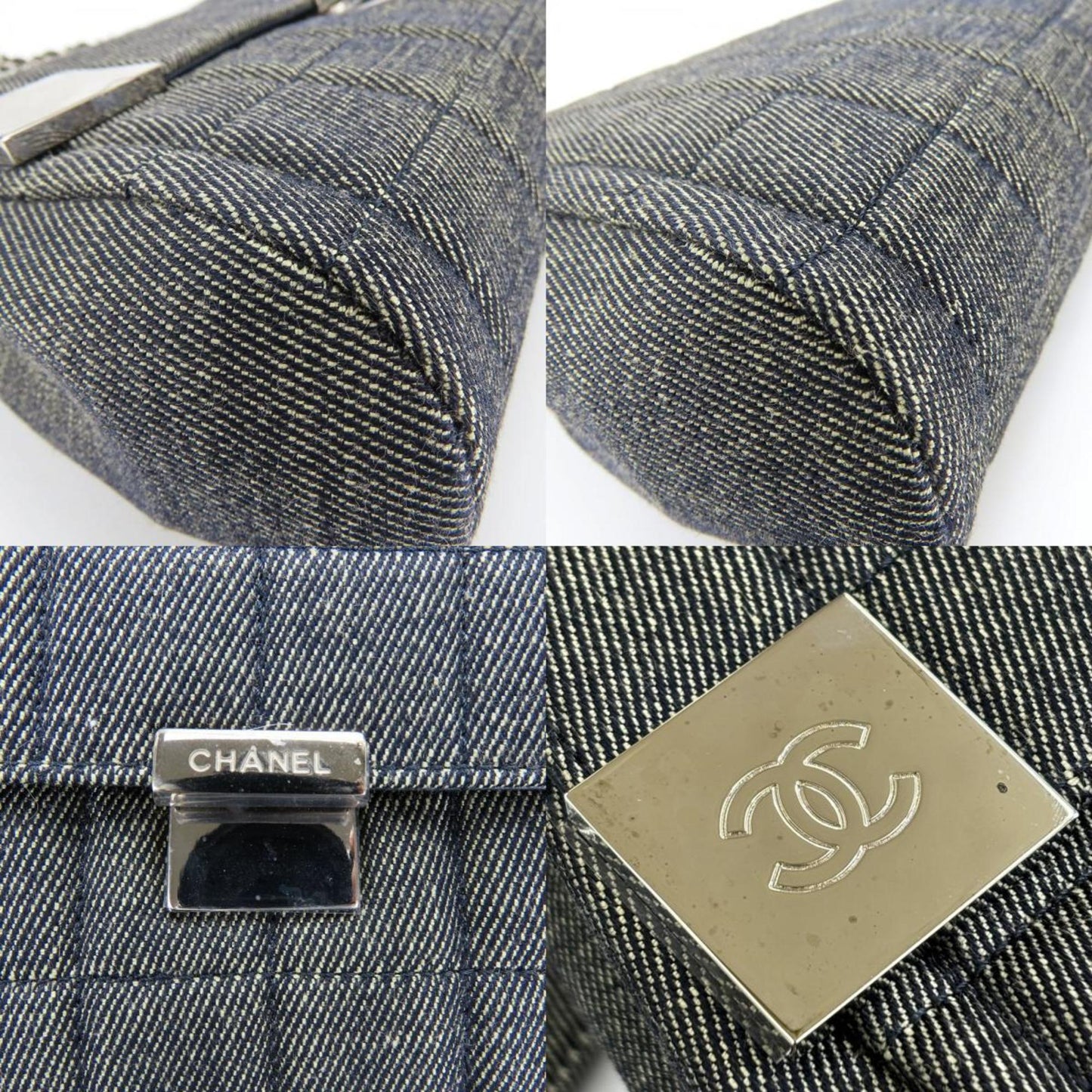 Chanel Denim Blue Shoulder Bags