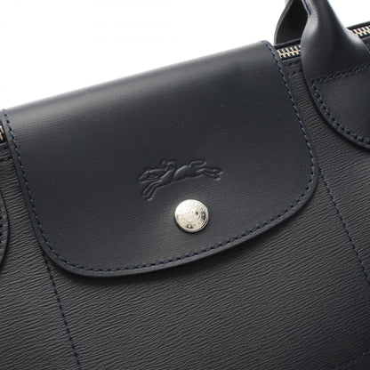 Longchamp Canvas Blue Tote Bags