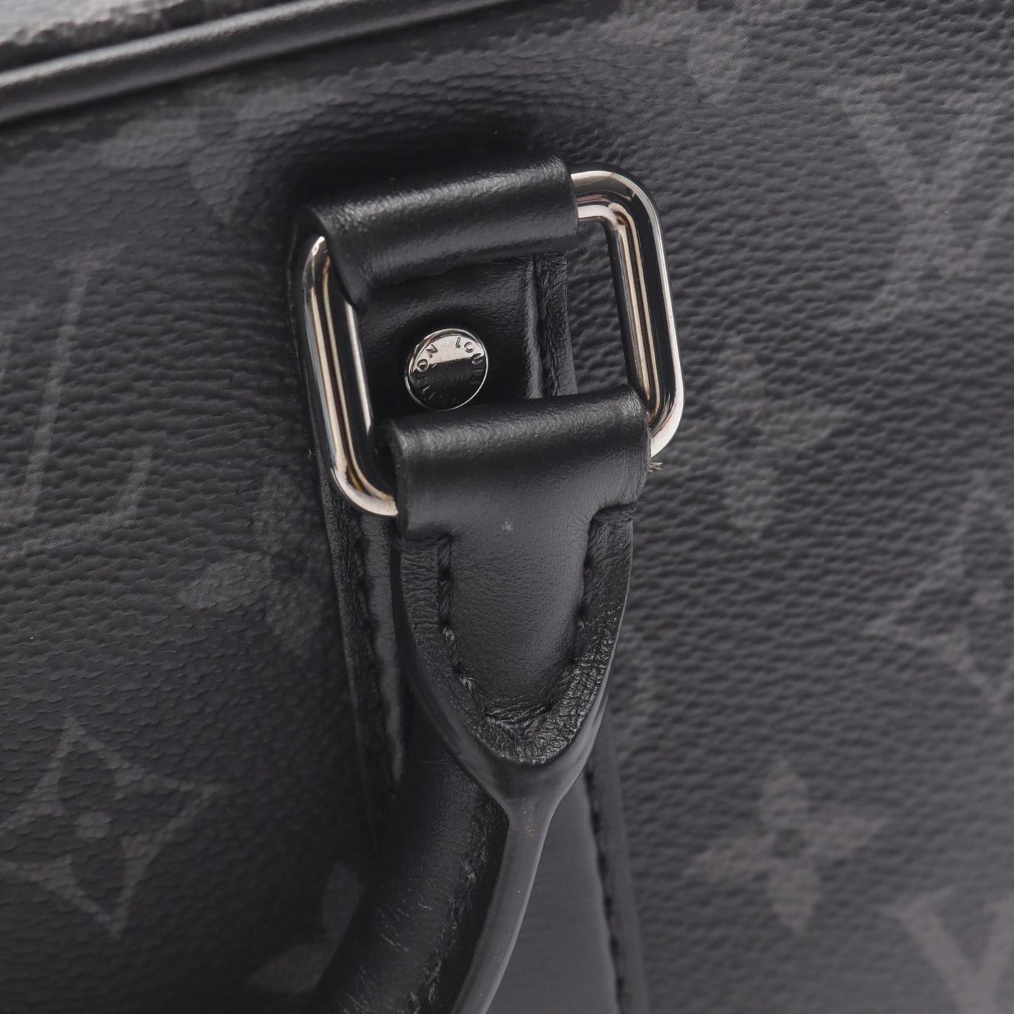 Louis Vuitton Coated Canvas Black Handbags
