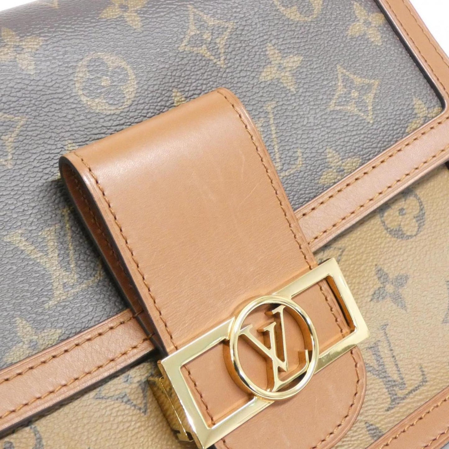 Louis Vuitton Coated Canvas Brown Shoulder Bags