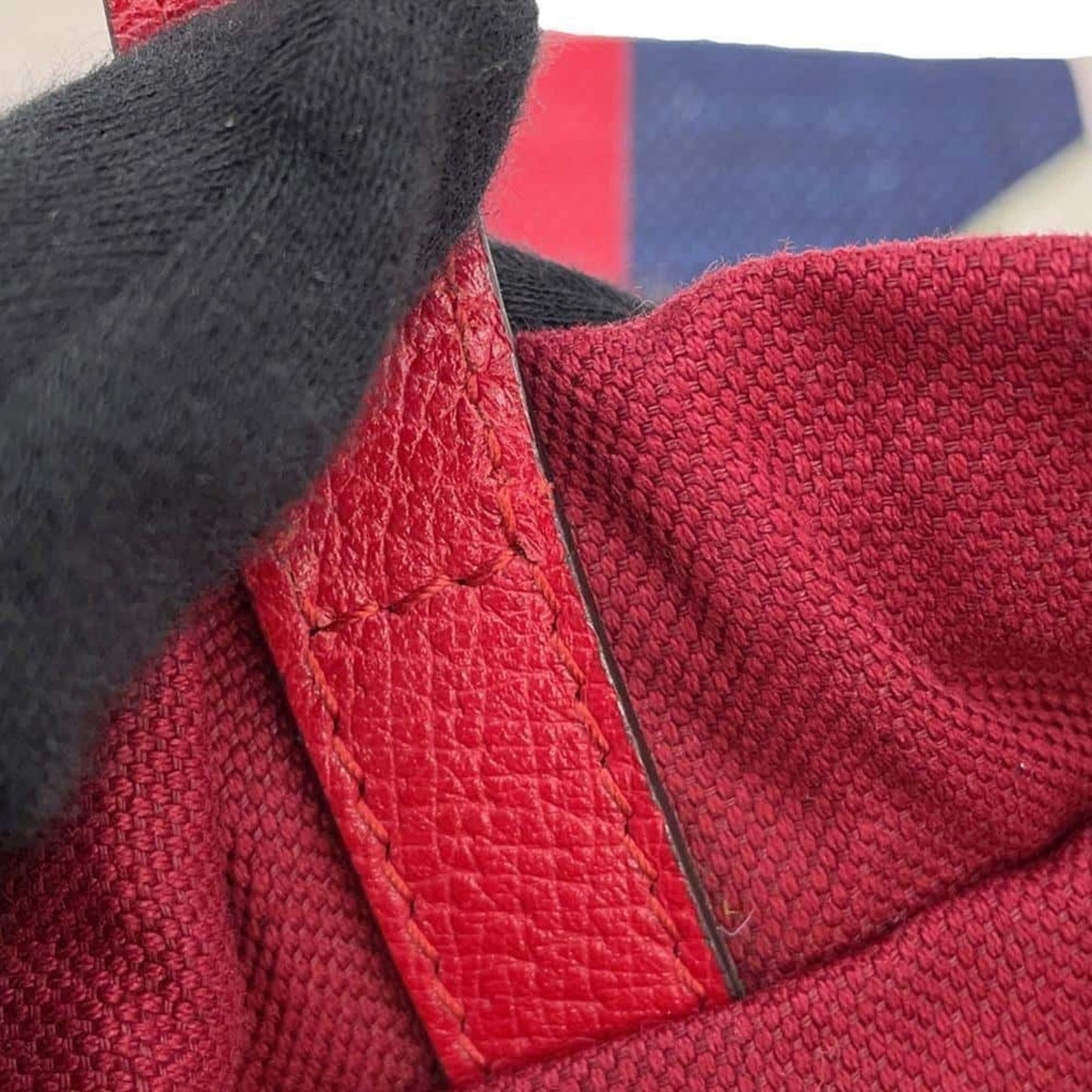 Gucci Canvas Blue Backpacks