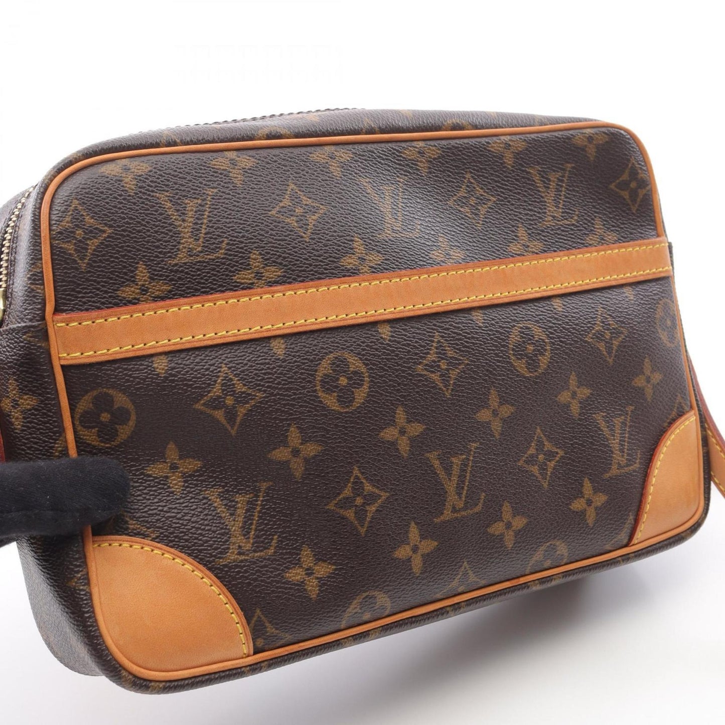 Louis Vuitton Coated Canvas Brown Shoulder Bags