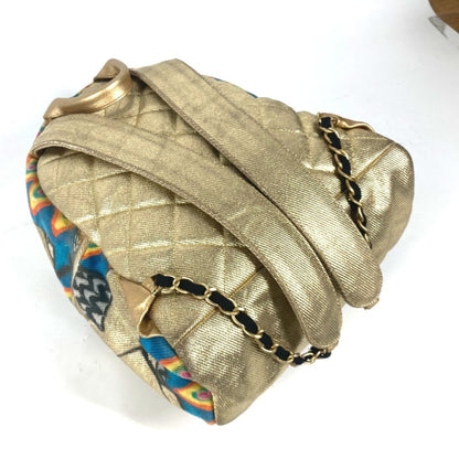 Chanel Canvas Gold Backpacks