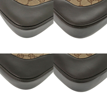 Gucci Canvas Brown Shoulder Bags