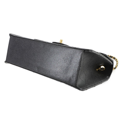Chanel Calfskin Black Shoulder Bags