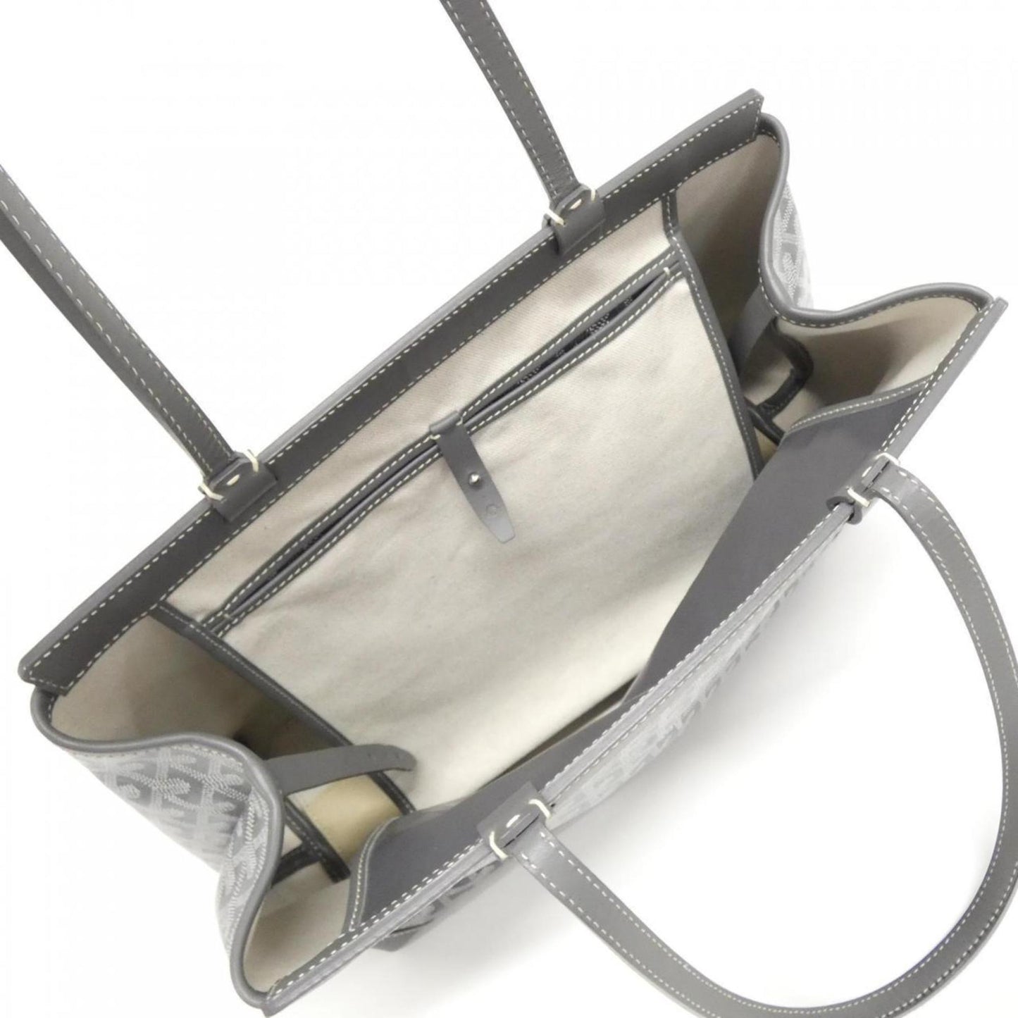 Goyard Coated Canvas Gray Handbags