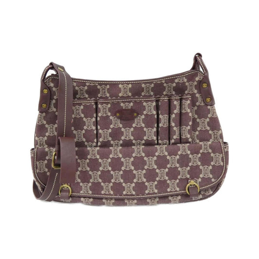 Celine Denim Red Shoulder Bags
