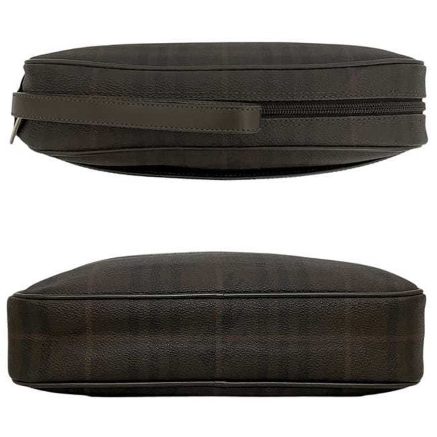 Burberry Pvc Brown Clutch Bags