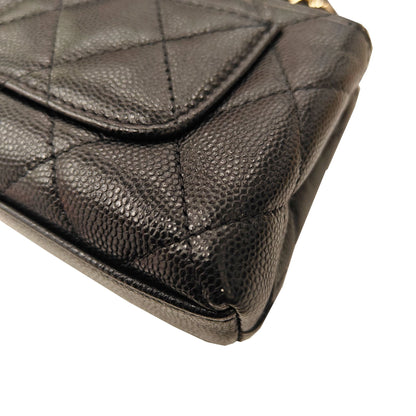 Chanel Calfskin Black Backpacks