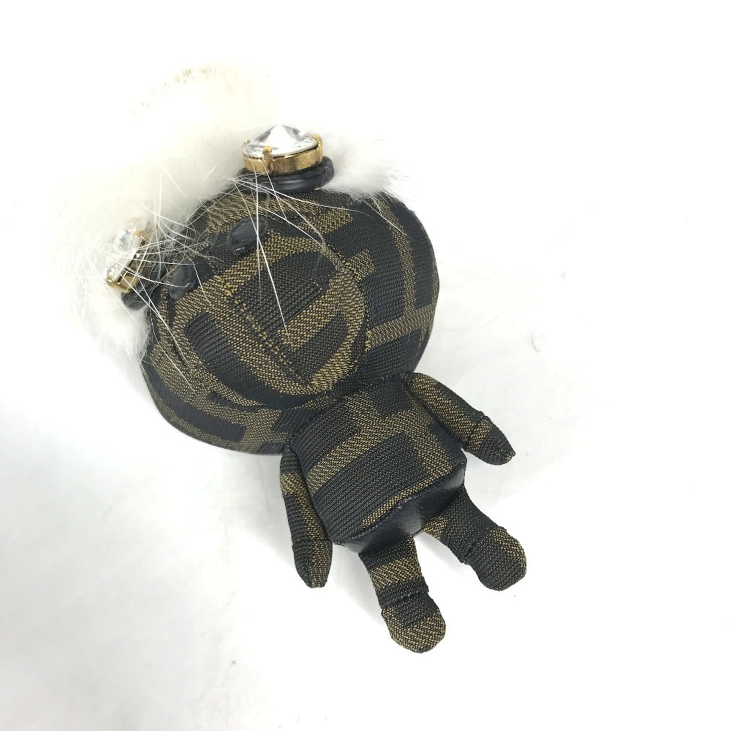 Fendi Canvas Brown Key Rings