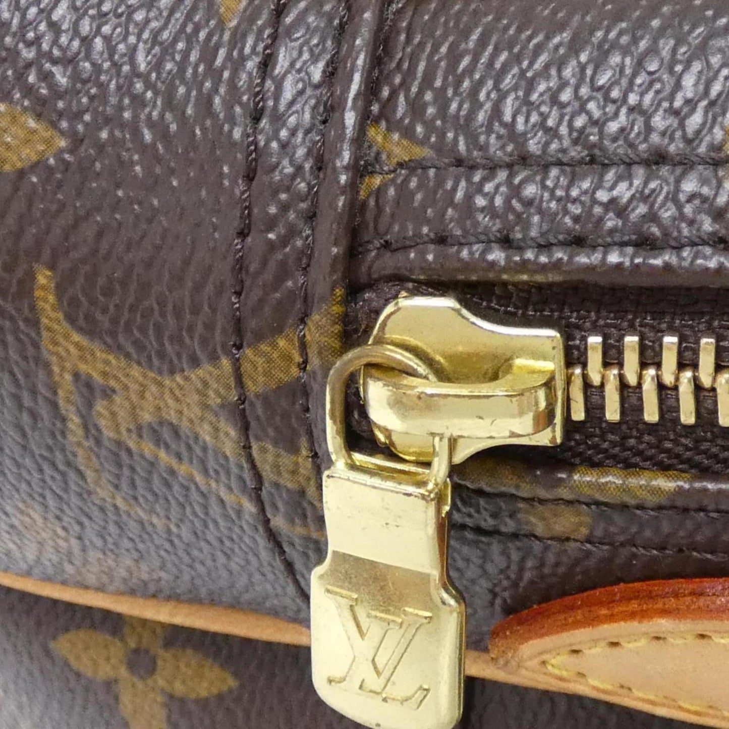 Louis Vuitton Coated Canvas Brown Shoulder Bags