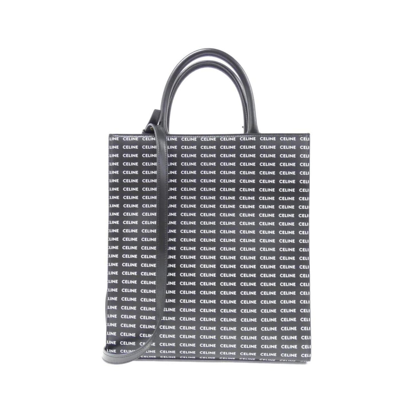 Celine Coated Canvas Black Handbags