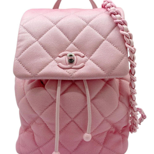 Chanel Calfskin Pink Backpacks
