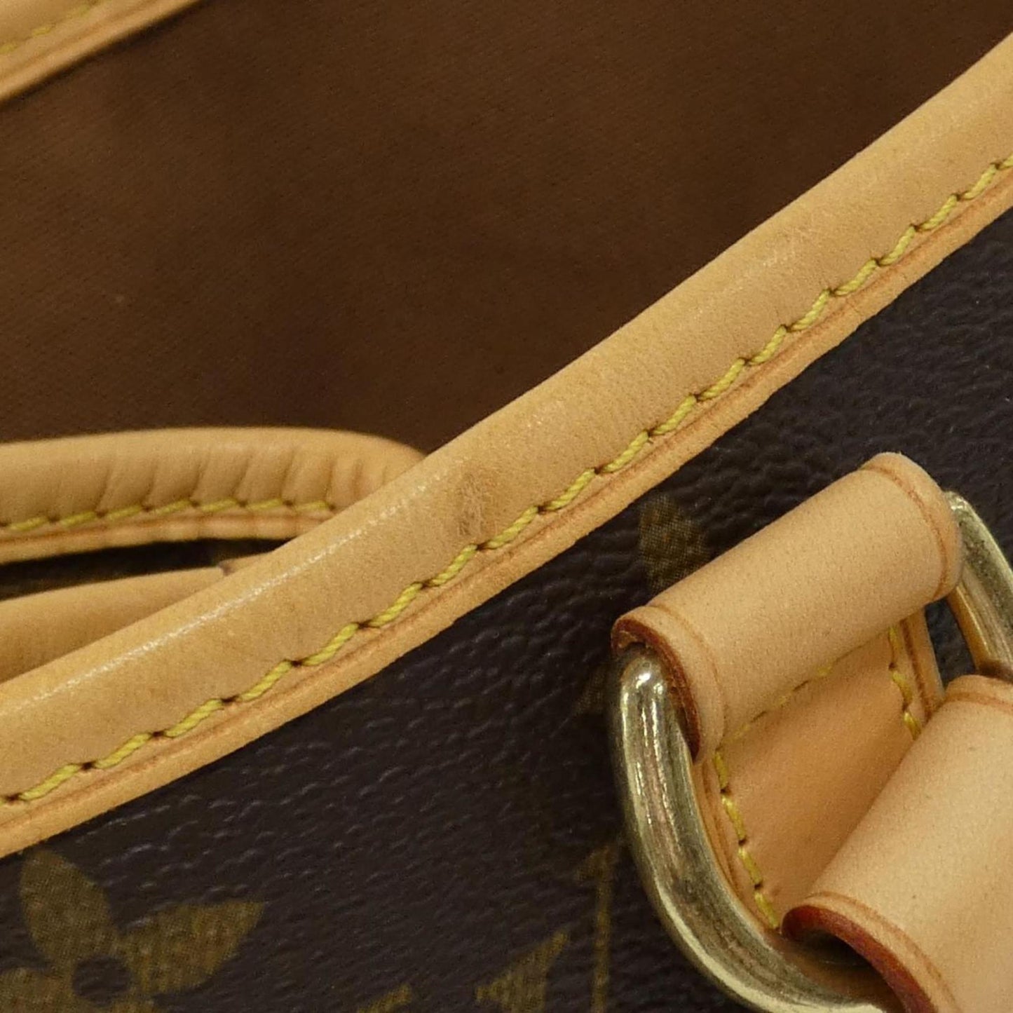 Louis Vuitton Coated Canvas Brown Handbags