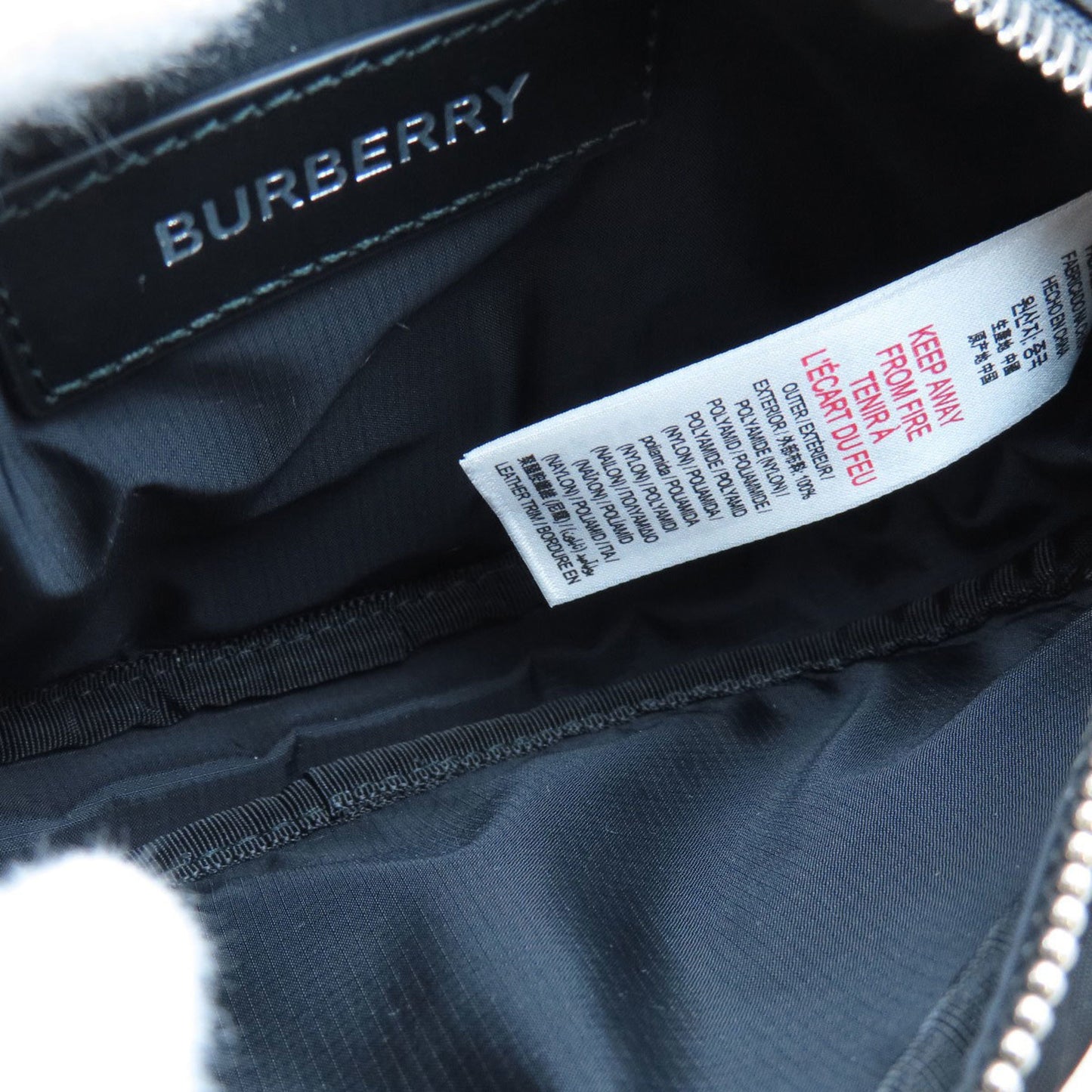 Burberry Nylon Black Crossbody Bags