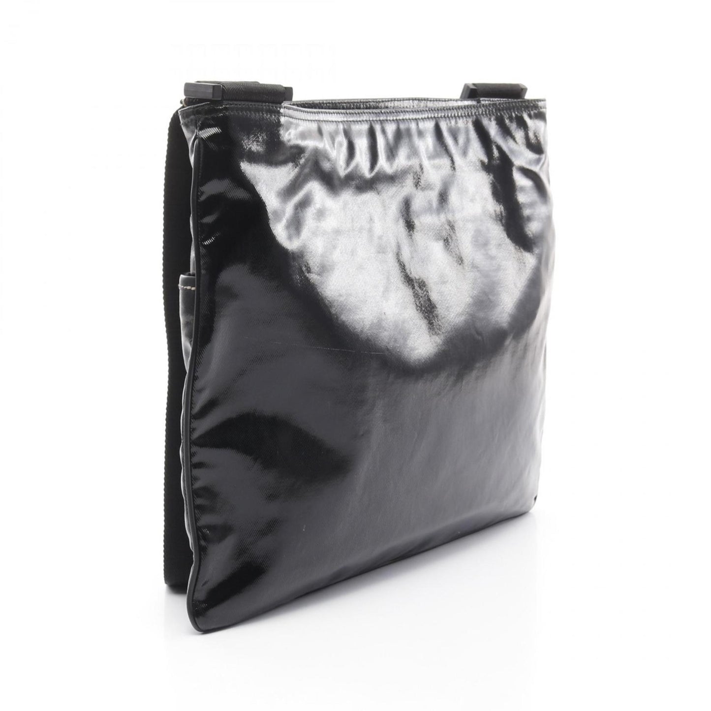 Gucci Coated Canvas Black Shoulder Bags