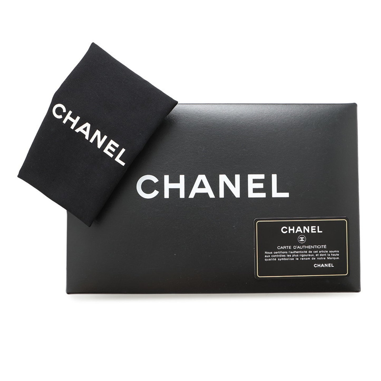 Chanel Calfskin Black Shoulder Bags