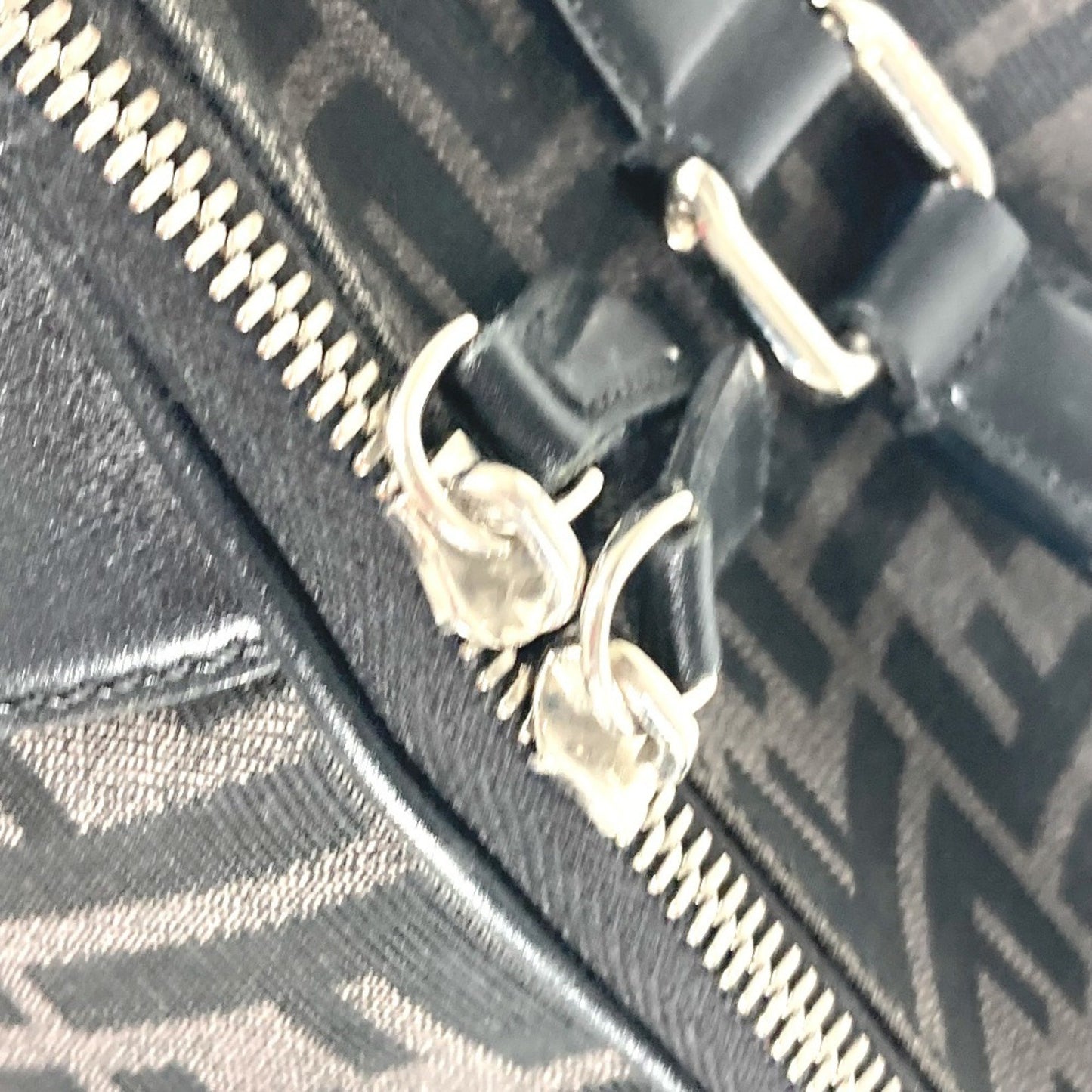 Fendi Canvas Black Backpacks