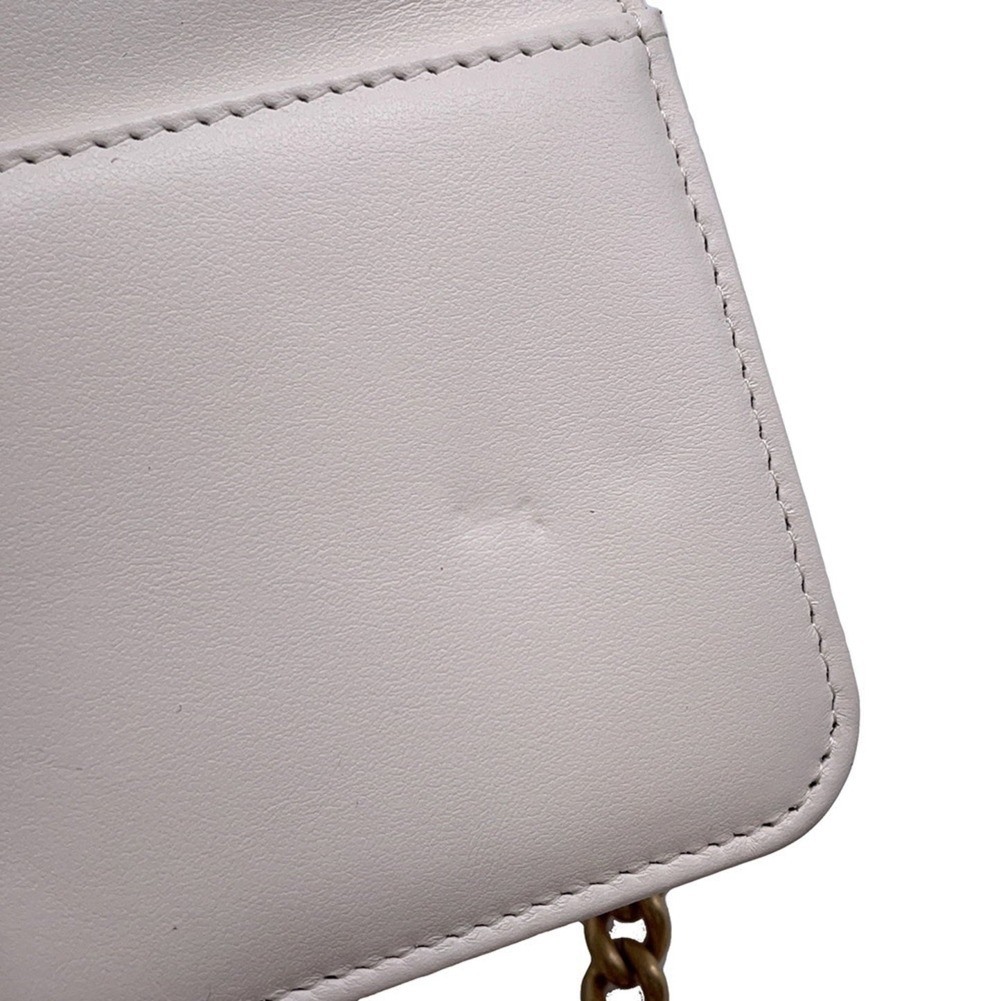 Chanel Calfskin White Shoulder Bags