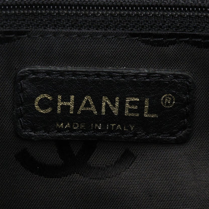 Chanel Calfskin Black Shoulder Bags