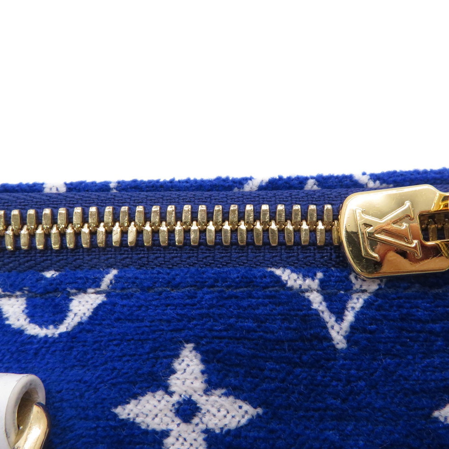 Louis Vuitton Woven Fabric Blue Handbags