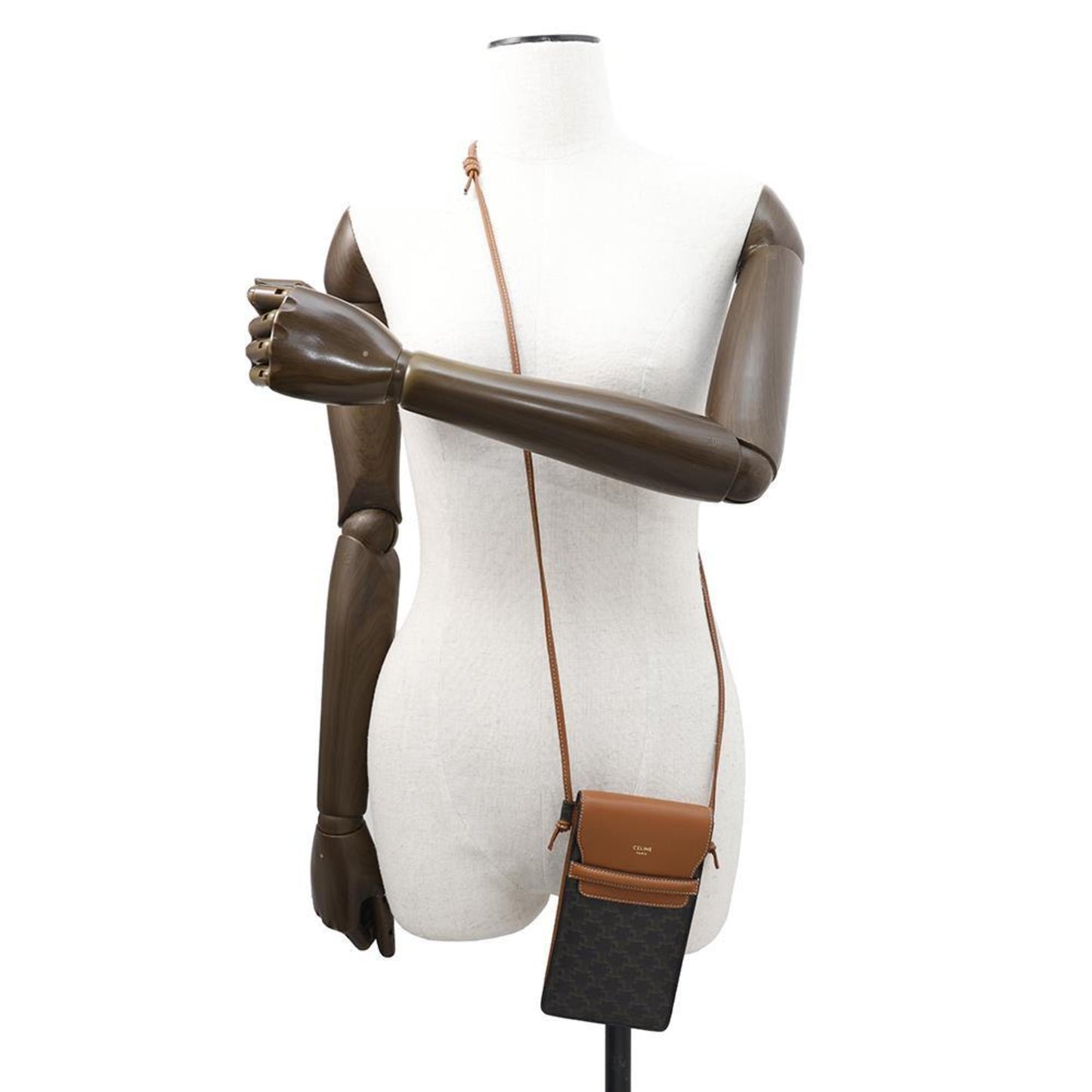 Celine Canvas Brown Small Bags