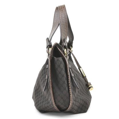 Celine Canvas Brown Handbags