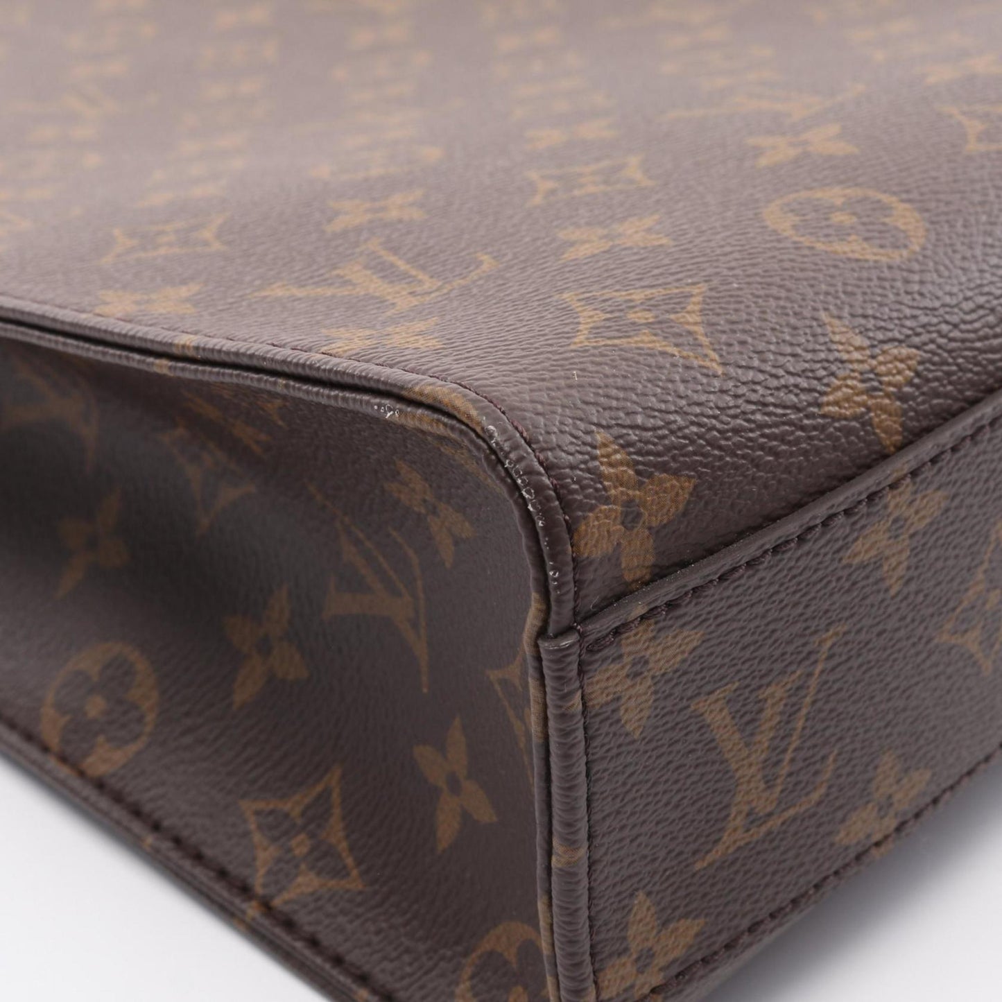 Louis Vuitton Coated Canvas Brown Tote Bags