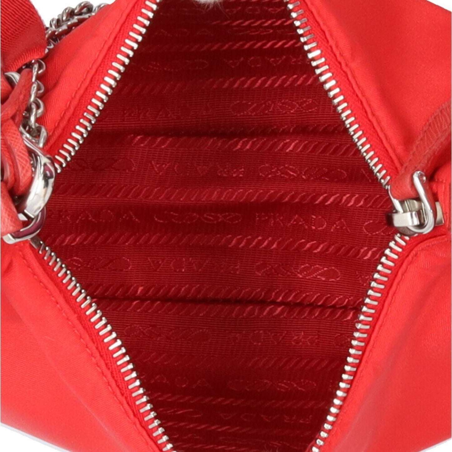 Prada Nylon Red Shoulder Bags