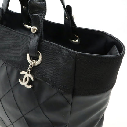 Chanel Coated Canvas Black Handbags