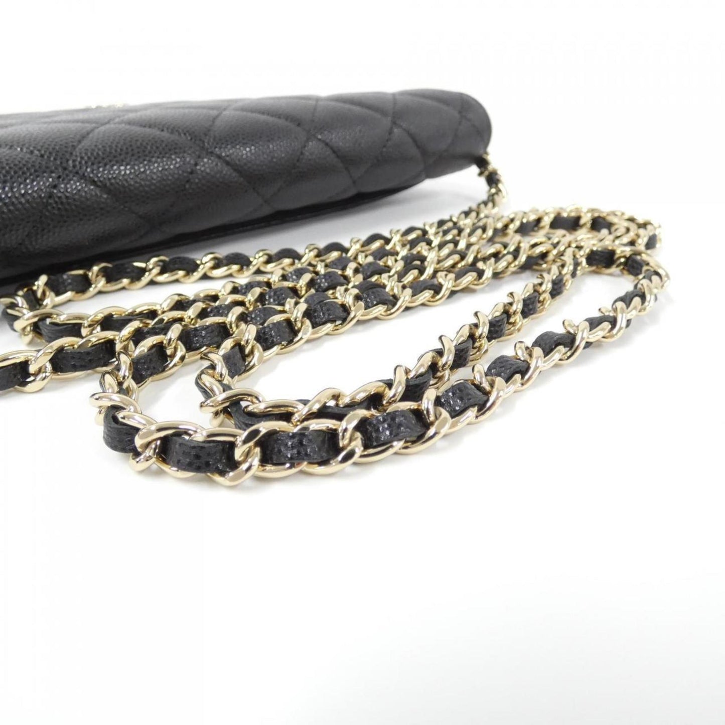 Chanel Calfskin Black Shoulder Bags