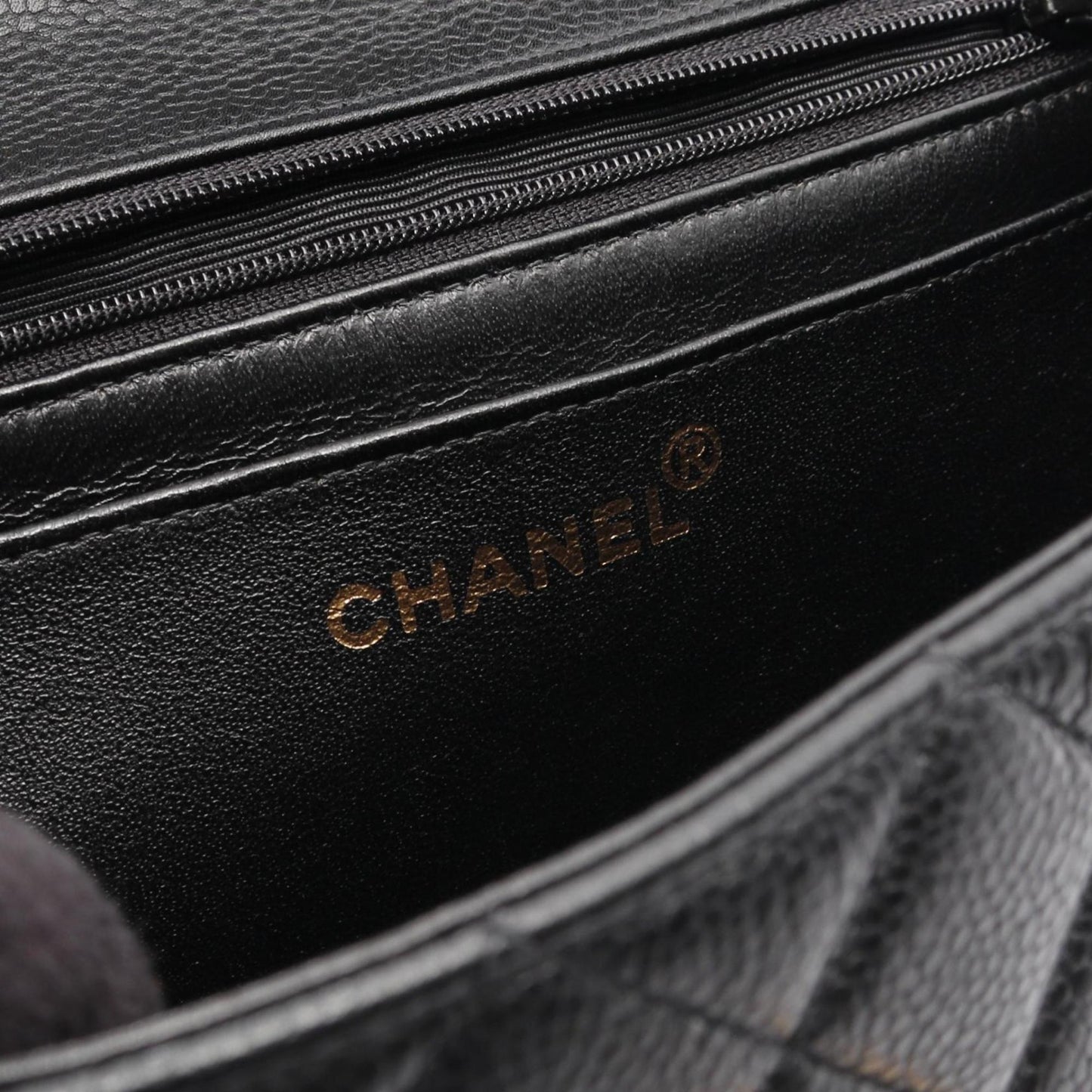 Chanel Calfskin Black Handbags