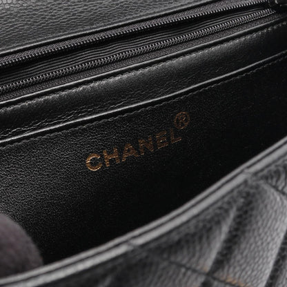 Chanel Calfskin Black Handbags
