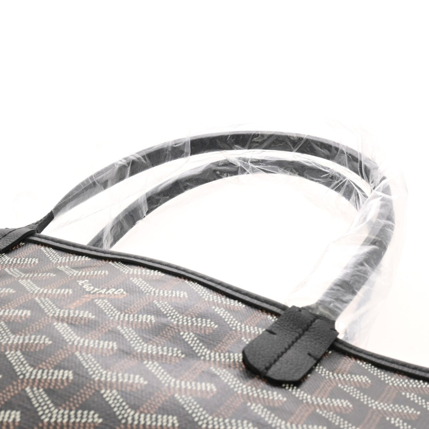 Goyard Pvc Black Tote Bags