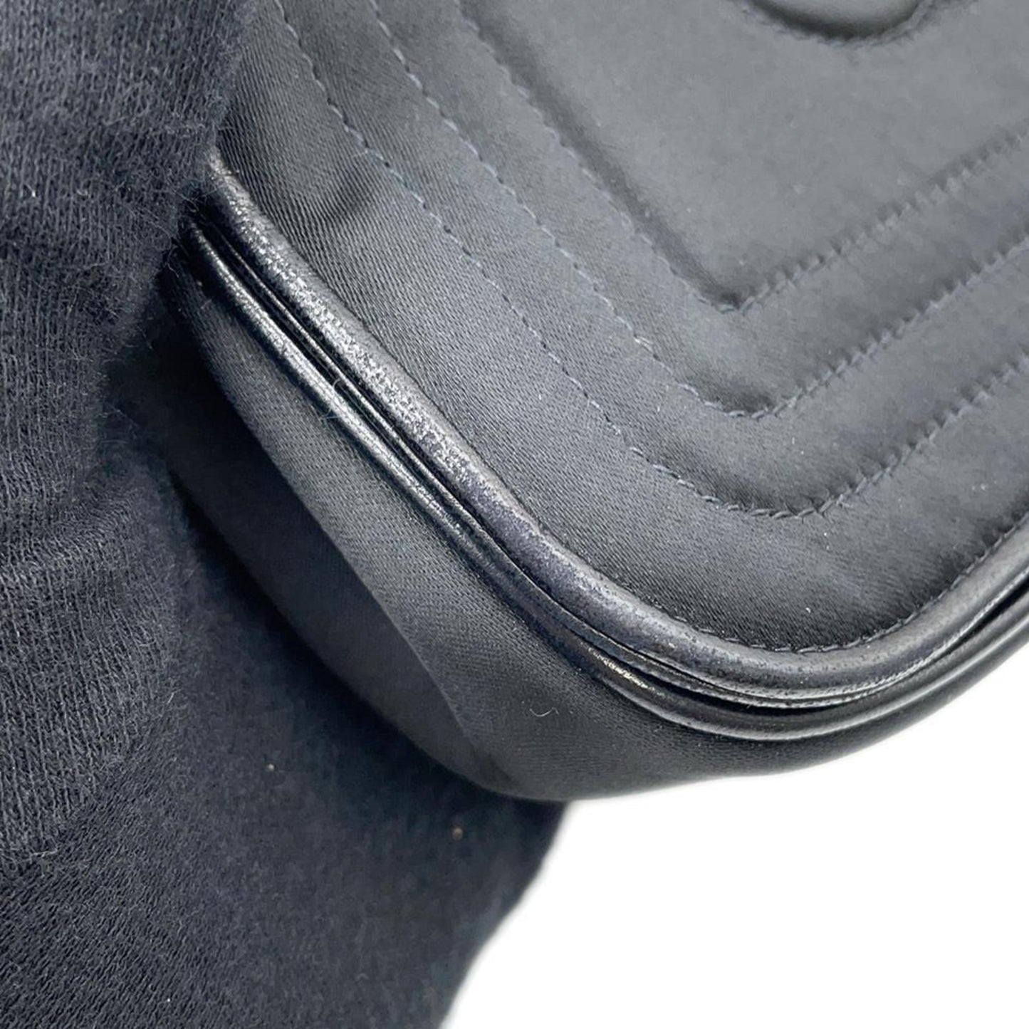 Chanel Nylon Black Shoulder Bags