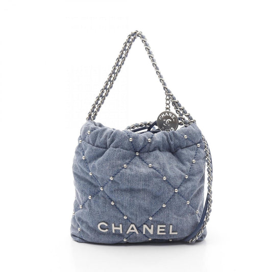 Chanel Denim Blue Shoulder Bags