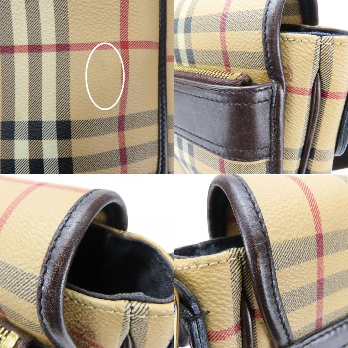 Burberry Pvc Brown Shoulder Bags