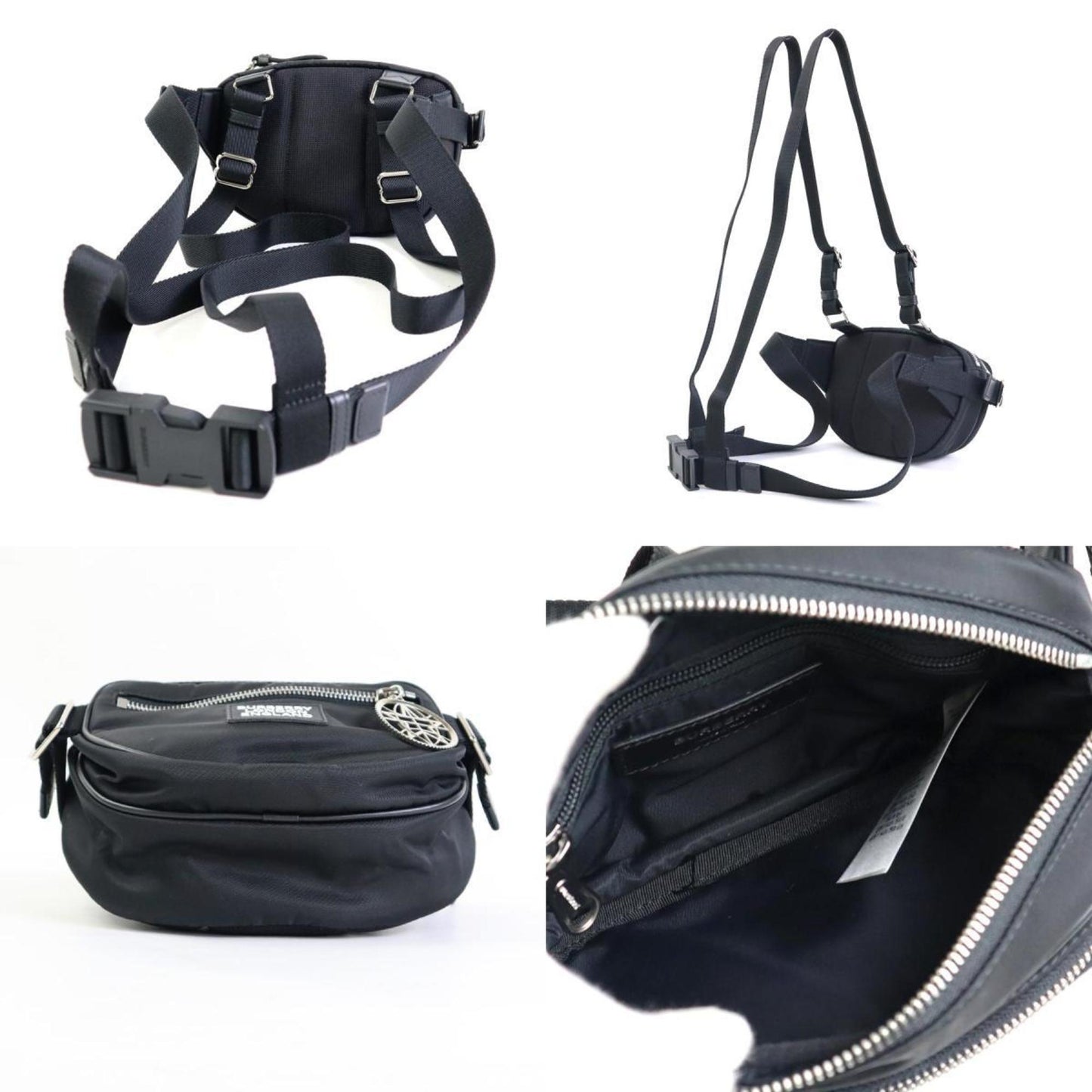 Burberry Nylon Black Crossbody Bags