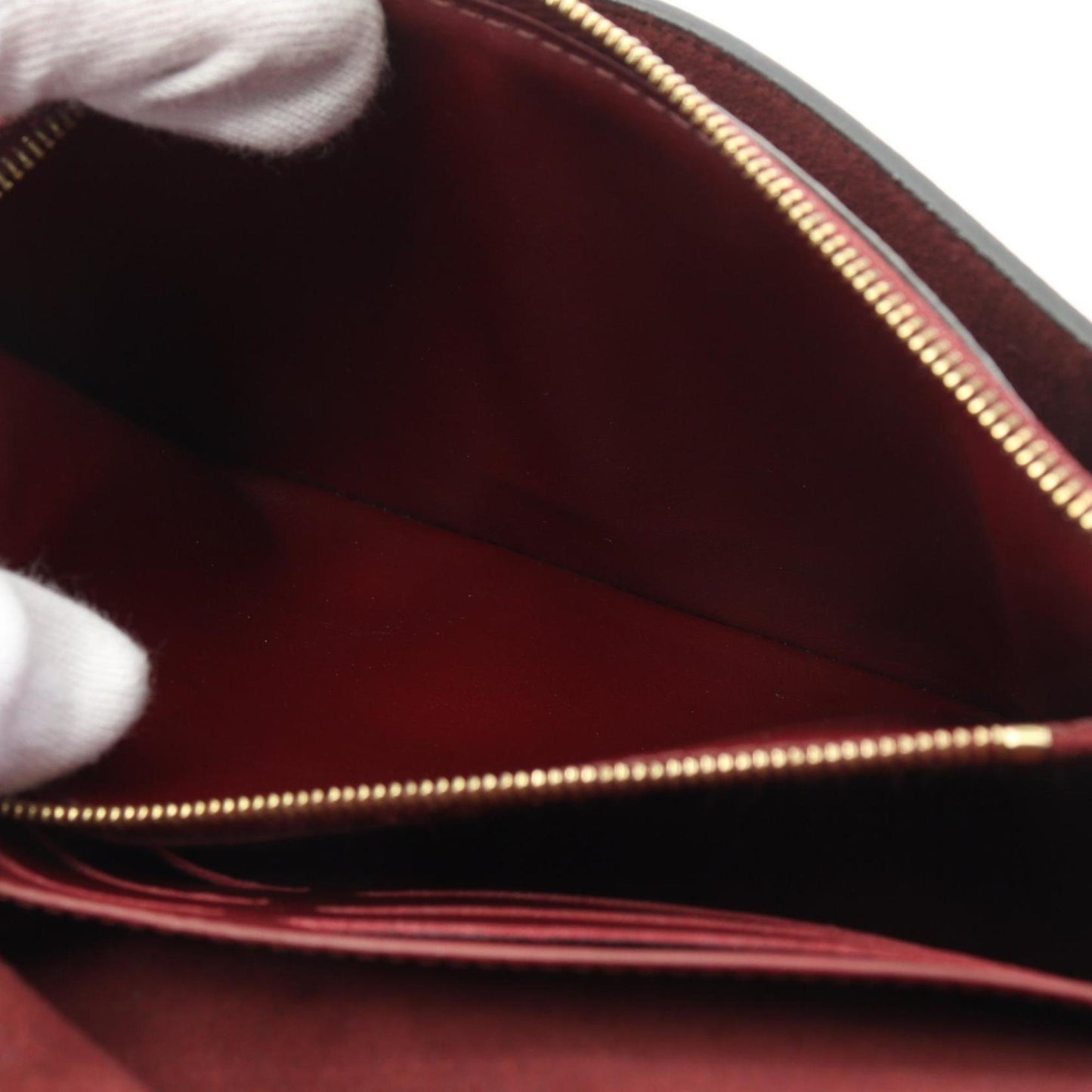 Louis Vuitton Coated Canvas Red Shoulder Bags