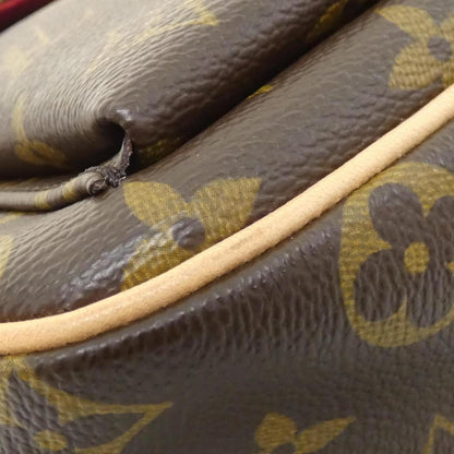 Louis Vuitton Coated Canvas Brown Shoulder Bags