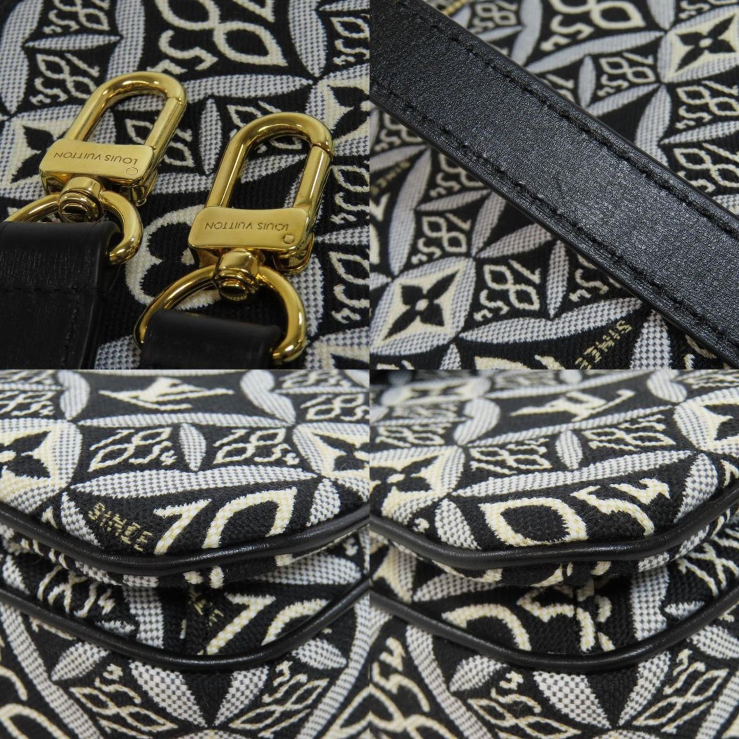 Louis Vuitton Monogram Canvas Black Handbags