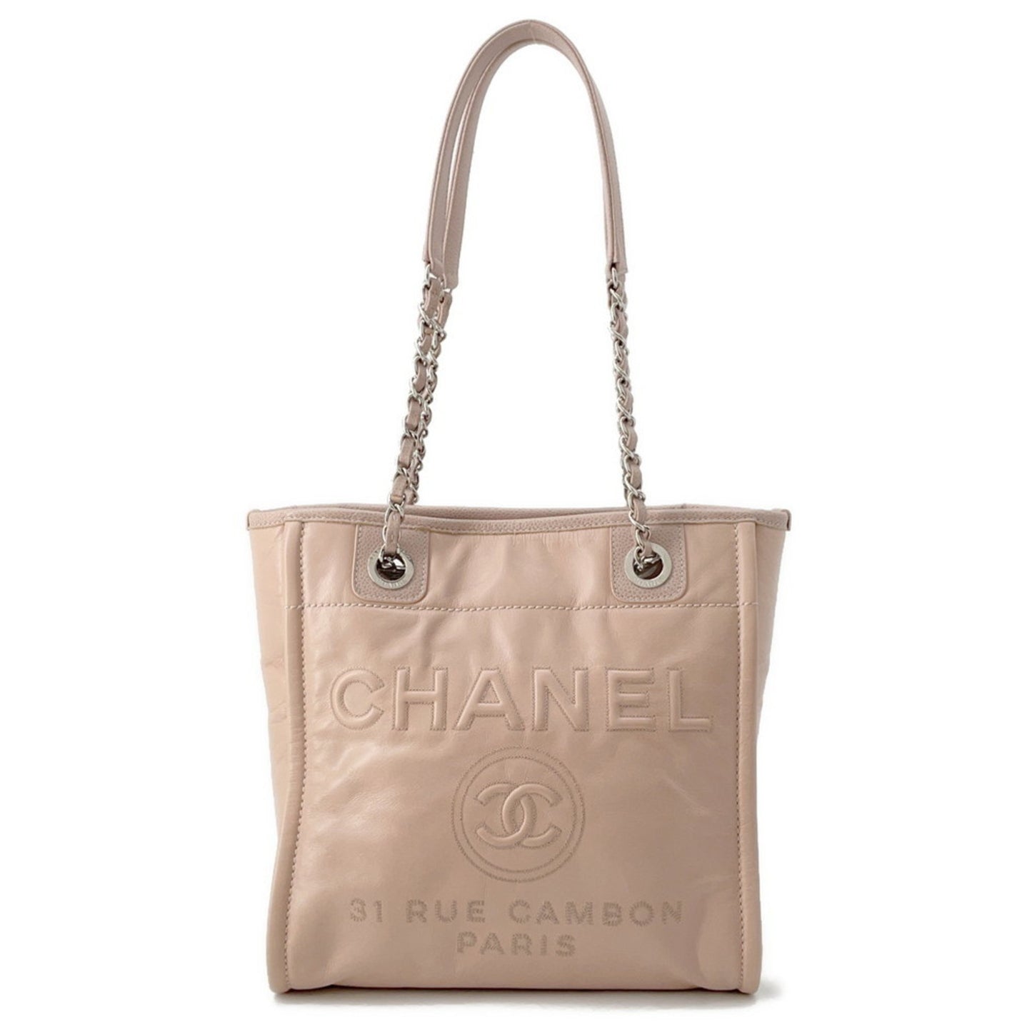 Chanel Calfskin Pink Shoulder Bags