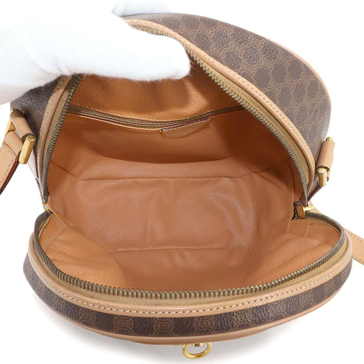 Celine Pvc Brown Shoulder Bags