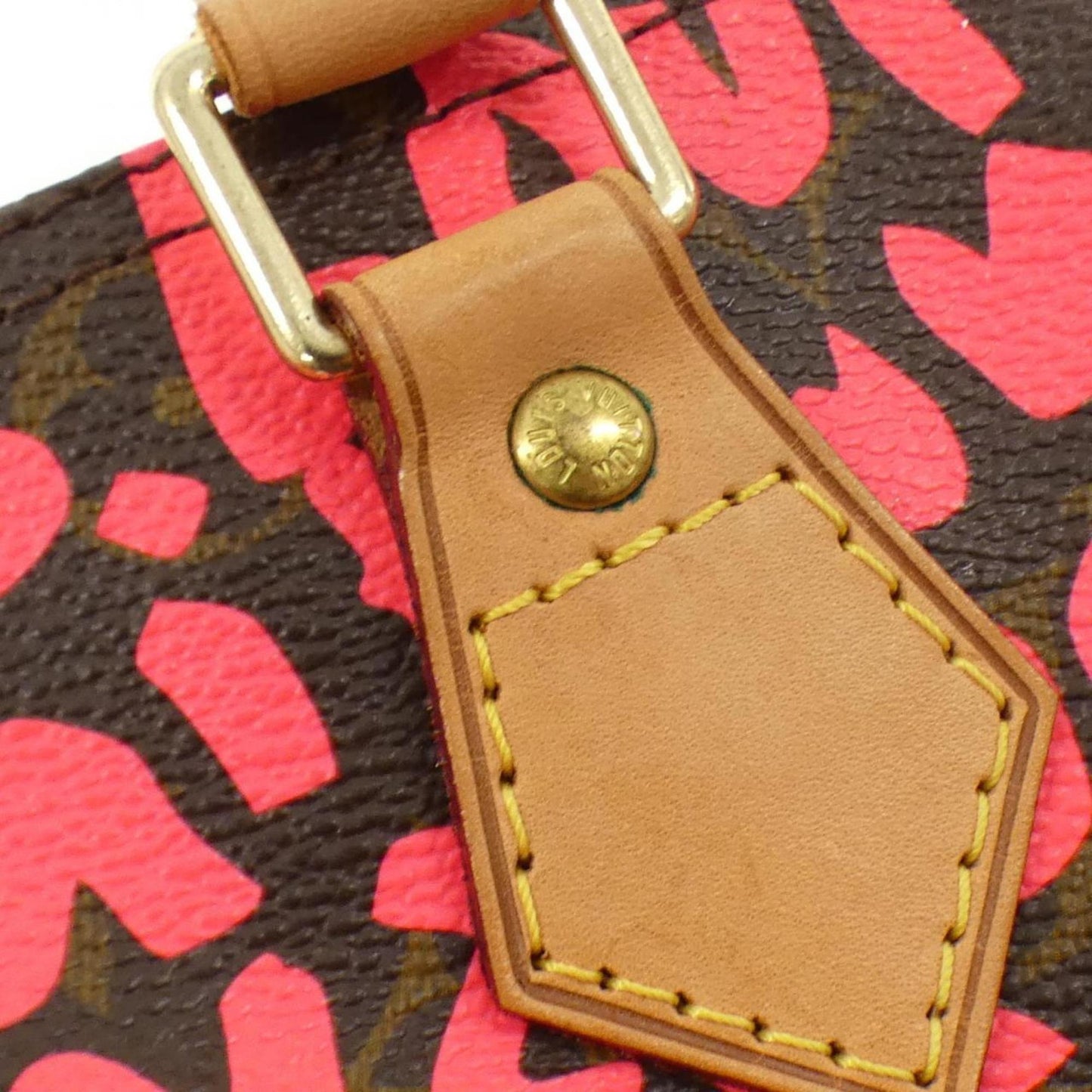Louis Vuitton Coated Canvas Pink Travel Bags