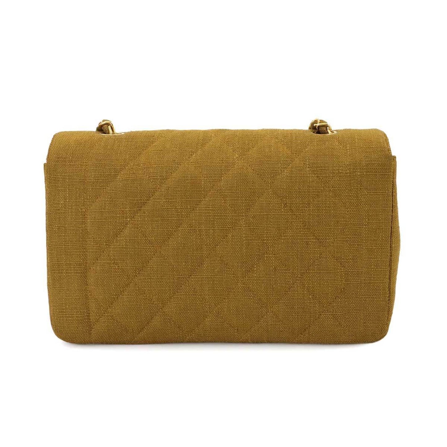 Chanel Canvas Brown Shoulder Bags