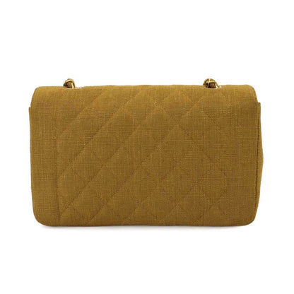 Chanel Canvas Brown Shoulder Bags