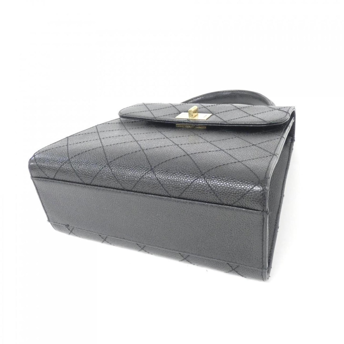 Chanel Calfskin Black Handbags