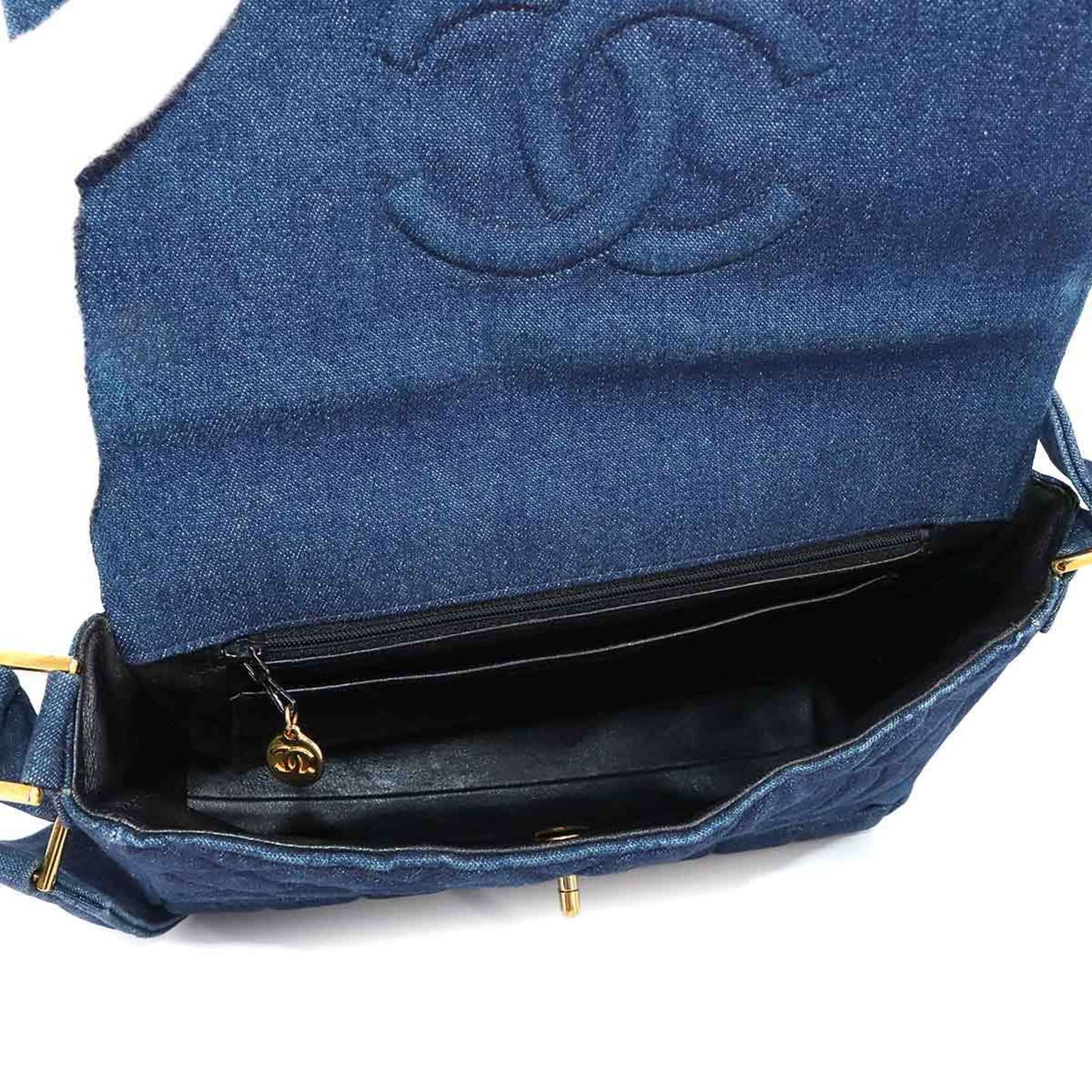Chanel Denim Blue Shoulder Bags