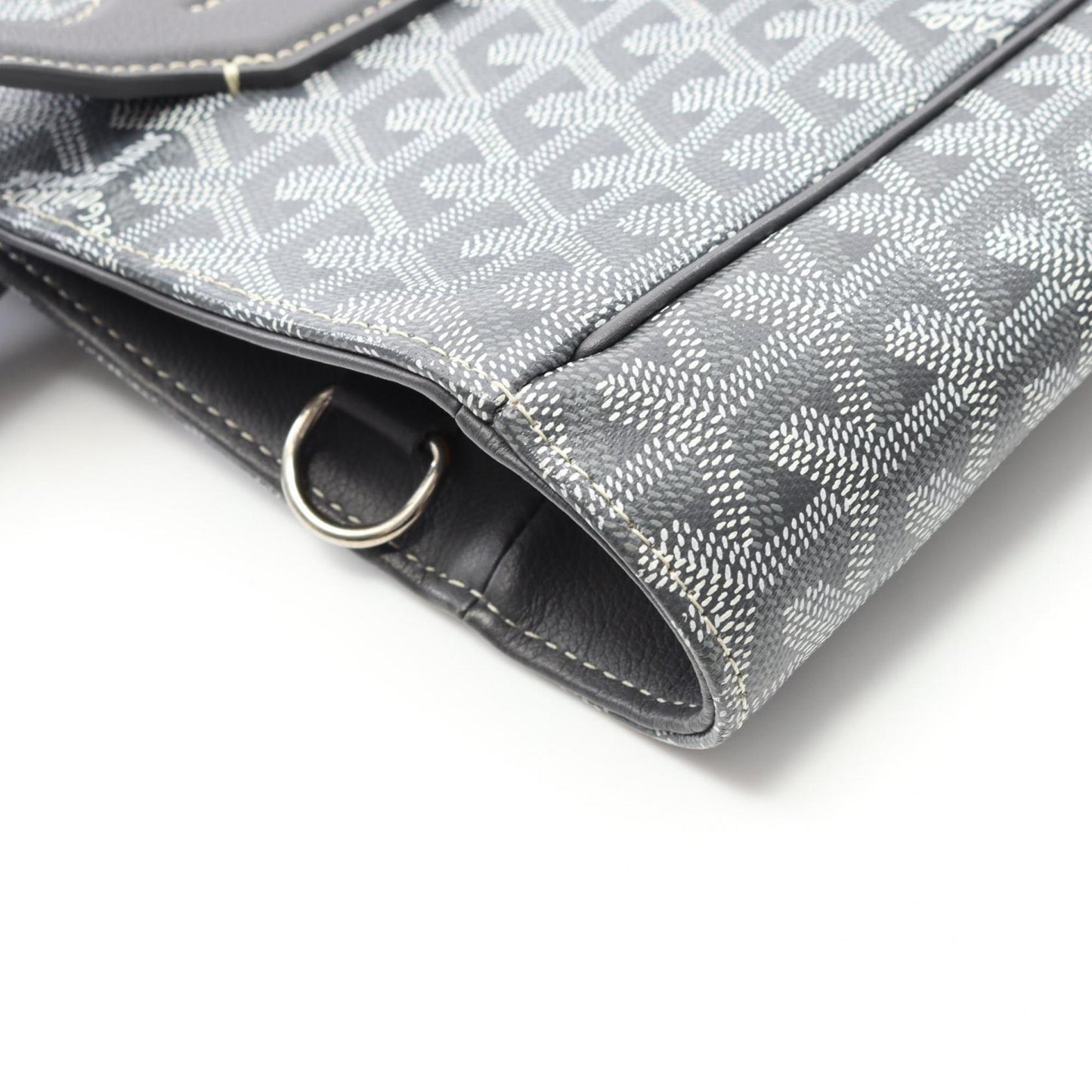 Goyard Coated Canvas Gray Tote Bags