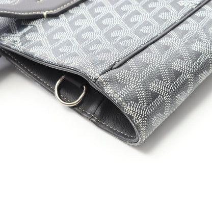 Goyard Coated Canvas Gray Tote Bags